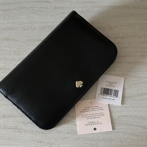 Kate Spade Black Medium Clutch Wallet